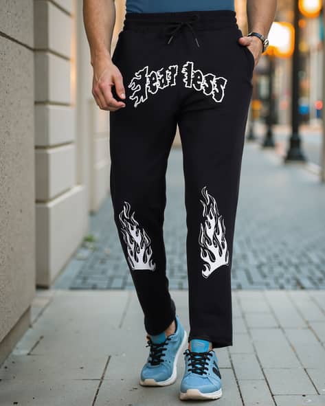 Buy Black Track Pants for Men by Shein Online
