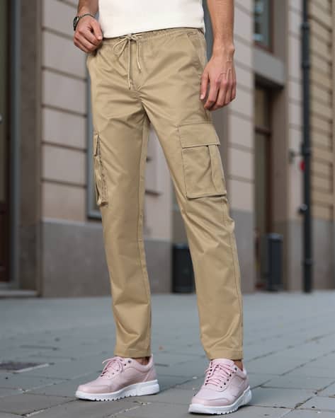 Buy Khaki Trousers Pants for Men by Shein Online