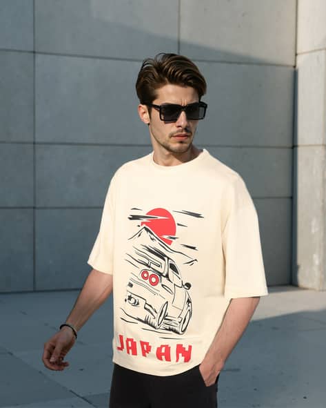 Buy Off-White Tshirts for Men by Shein Online