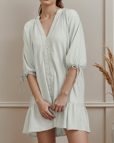 sachin and babi light blue dress Buy Dark Blue Dresses for Women by Shein Online main image 0