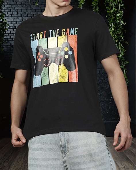 Buy Black Tshirts for Men by Shein Online