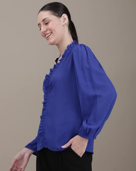 Buy Blue Tops for Women by Shein Online