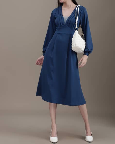 Buy Royal Blue Dresses for Women by Shein Online