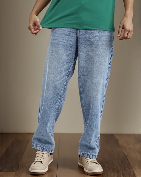 Buy Light Blue Jeans for Men by Shein Online