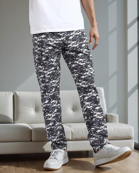 Shein Full Length Camouflage Print Cargo Pants