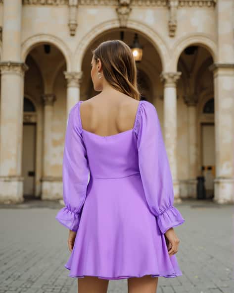sachin and babi light blue dress Lavender Dresses for Women main image 1