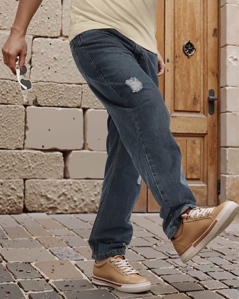 Buy Mid Blue Jeans for Men by Shein Online
