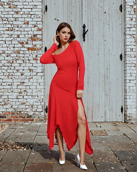 Buy Red Dresses for Women by Shein Online | sheinindia.in Buy Red Dresses for Women by Shein Online | sheinindia.in