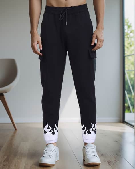 Shein Ankle Graphic Print Joggers With Pockets