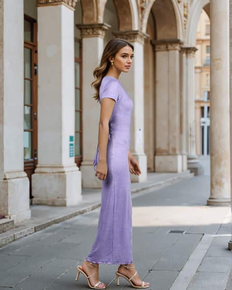 Buy Light Purple Dresses for Women by Shein Online