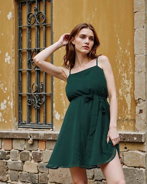Buy Green Dresses for Women by Shein Online