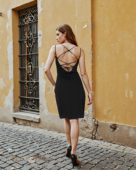 Buy Black Dresses for Women by Shein Online | sheinindia.in