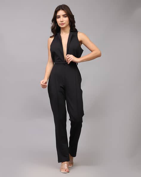 Buy Black Jumpsuits &Playsuits for Women by Shein Online