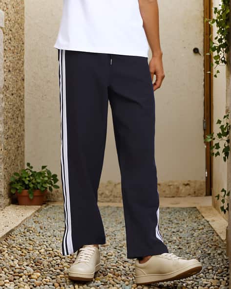 Shein Full Length Slit Hem Side Striped Track Pants