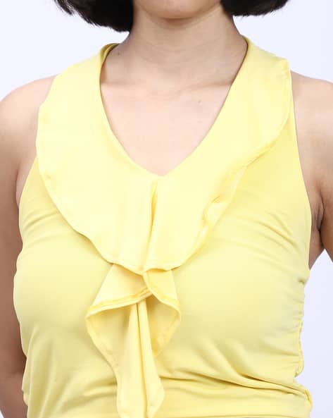 Buy Yellow Tops for Women by Shein Online