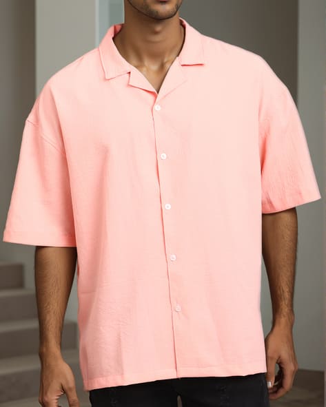 Buy Pink Shirts for Men by Shein Online | sheinindia.in