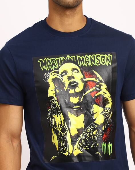 Buy Shein Marilyn Manson - Shein Short  Online | Ajio.com