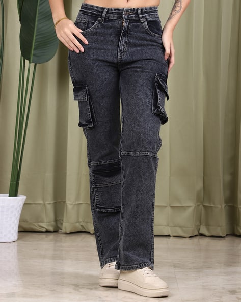 Buy Grey Jeans Jeggings for Women by Shein Online