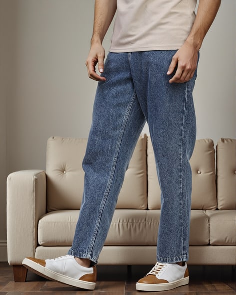 Buy Dark Blue Jeans for Men by Shein Online
