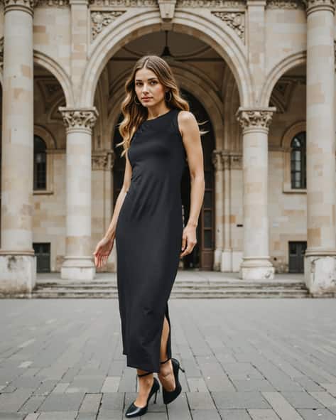 black velvet mermaid dress Marlene Velvet V-Neck Mermaid Formal Dress main image 1