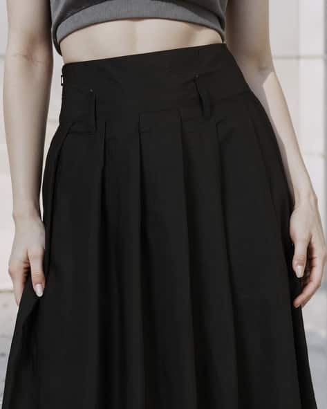 Buy Black Skirts for Women by Shein Online | sheinindia.in