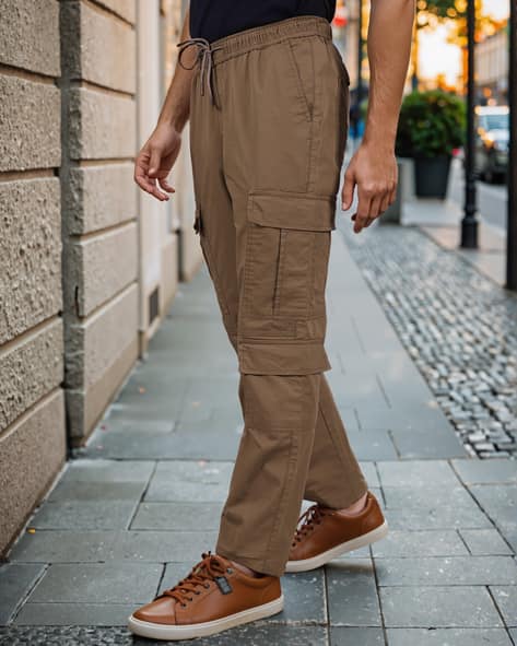 Buy Light Brown Trousers Pants for Men by Shein Online
