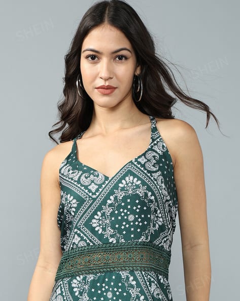 Buy Green Dresses for Women by Shein Online | sheinindia.in