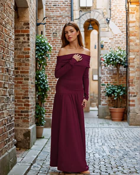 chinese dress ladies SHEIN Modelyn Women V-Neck Crossed Wrap Elegant Long Sleeve Arabian Mo |  Dress