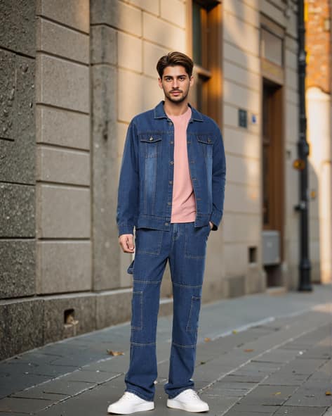 Buy Light Blue Jackets Coats for Men by Shein Online