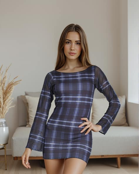 Buy Blue Dresses for Women by Shein Online | sheinindia.in
