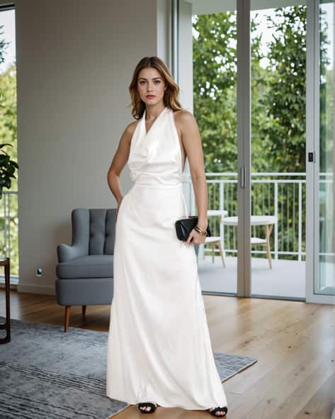 sachin and babi light blue dress Azazie Alyce Diamond White Nude Mermaid Off the Shoulder Crepe Back Satin  Dress