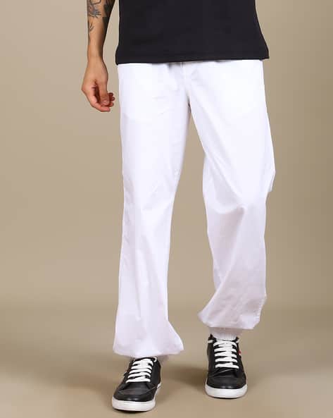 Buy White Trousers Pants for Men by Shein Online