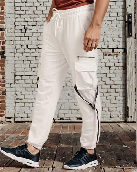 Buy White Trousers Pants for Men by Shein Online