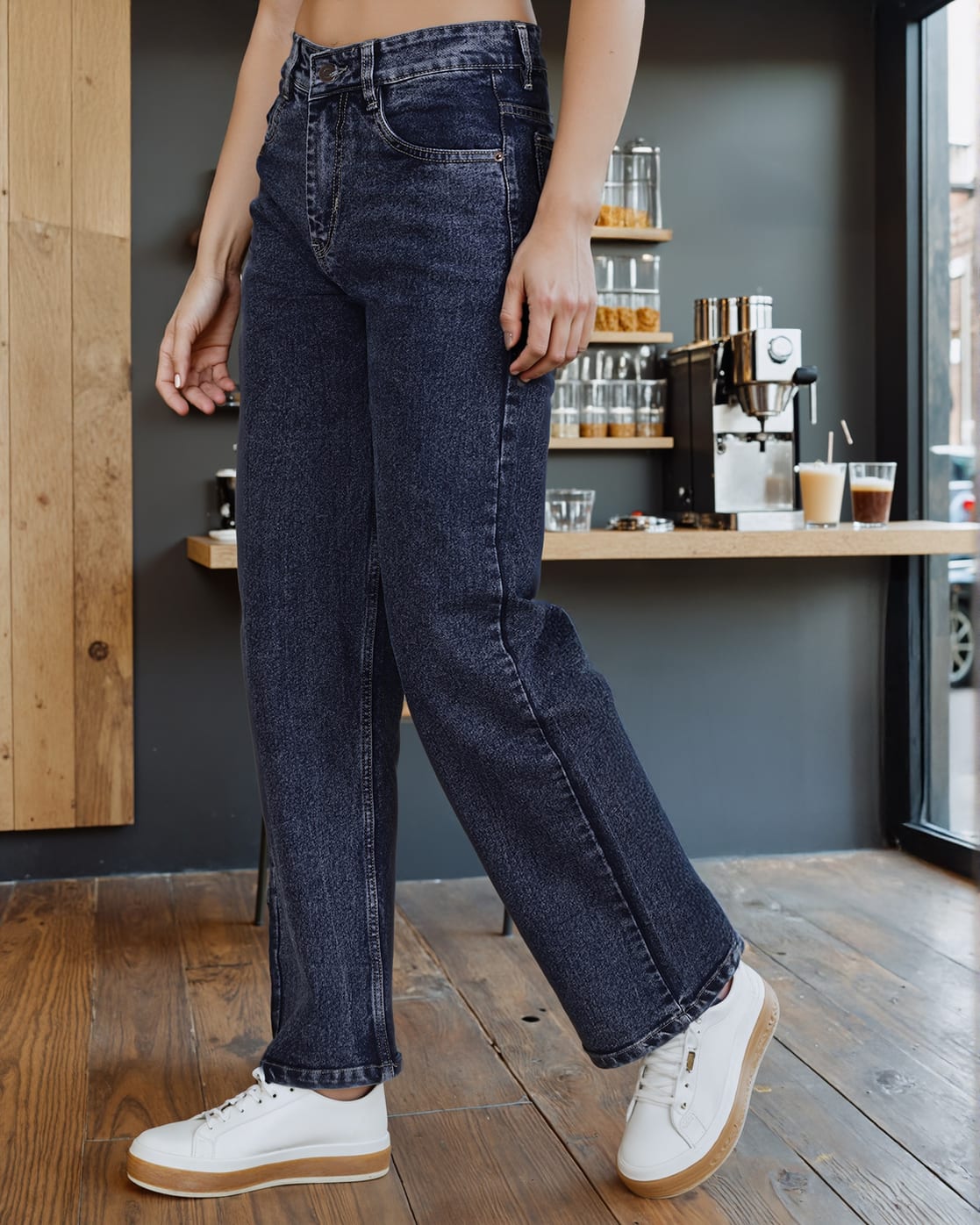 Zw Collection Zara 6840 251 ZW COLLECTION WIDE LEG LOW-RISE JEANS