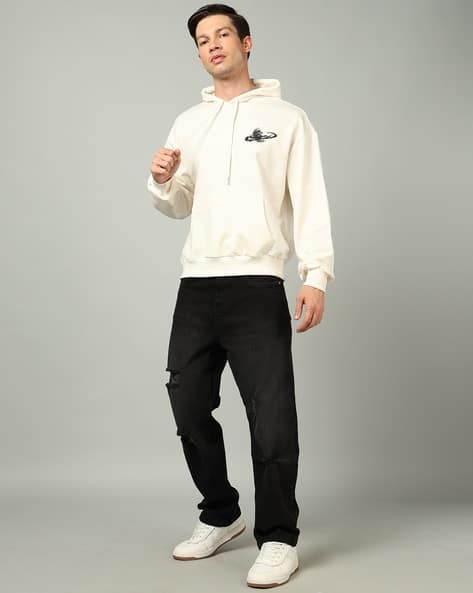 Sweatpants Sweatshirt For Men Shein Buy Off White Sweatshirt