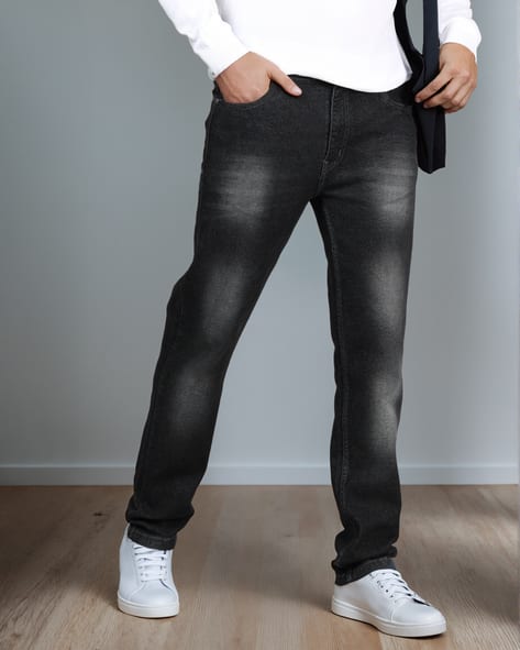 Shein Full Length Fixed Waist Mid Wash Skinny Fit Jeans