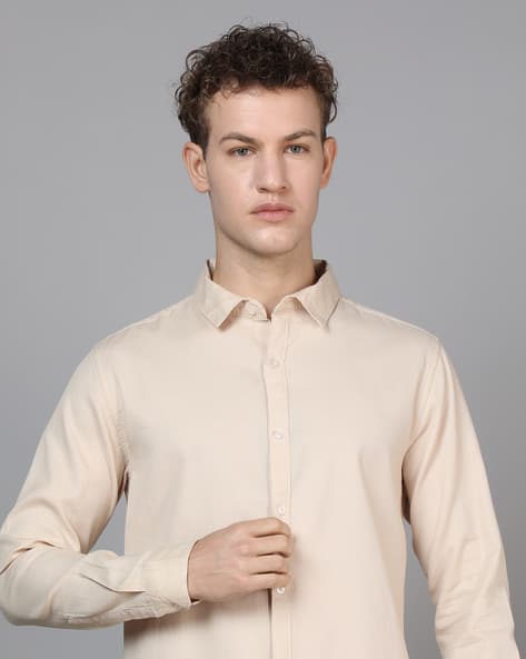 Buy Shein Shein Spread Collar Full Slee Online | Ajio.com