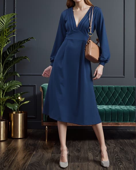Buy Royal Blue Dresses for Women by Shein Online