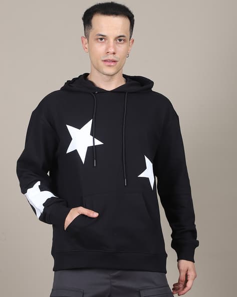 Buy Black Sweatshirt Hoodies for Men by Shein Online