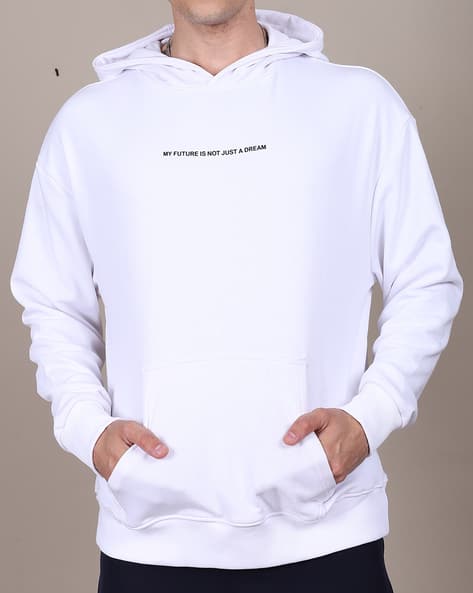 Buy White Mix Sweatshirt Hoodies for Men by Shein Online