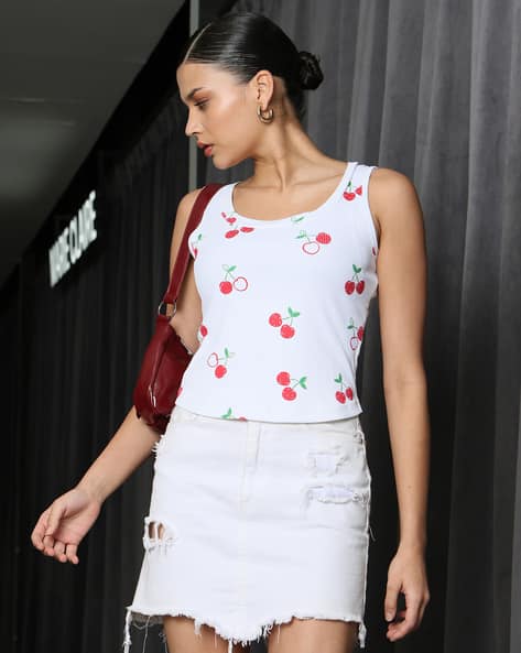Buy Red Tops for Women by Shein Online | sheinindia.in