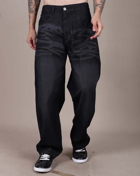 Buy Black Mix Jeans for Men by Shein Online