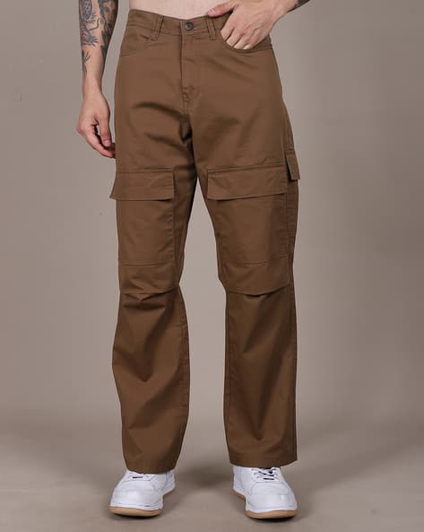 Buy Light Brown Trousers Pants for Men by Shein Online
