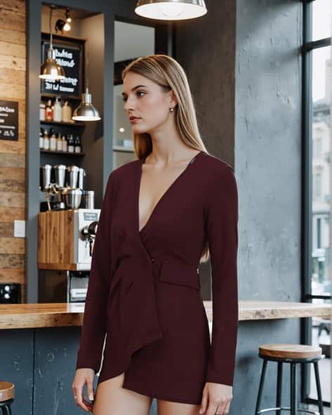 the japanese goweave long sleeve mini wrap dress Review: Everlane Japanese GoWeave Mini Wrap Dress  Goblin Shark
