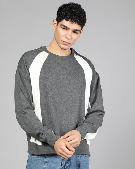 Buy Charcoal Sweatshirt Hoodies for Men by Shein Online