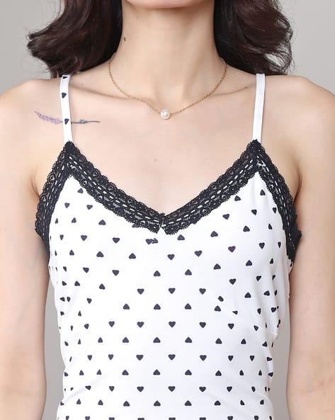 Buy White Nightshirts&Nighties for Women by Shein Online | sheinindia.in