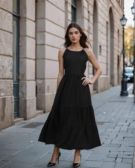 Buy Black Dresses for Women by Shein Online | sheinindia.in