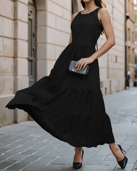 black strapless long dress Strapless Long Classic Prom Dress with Side Slit Black / 2XSmall