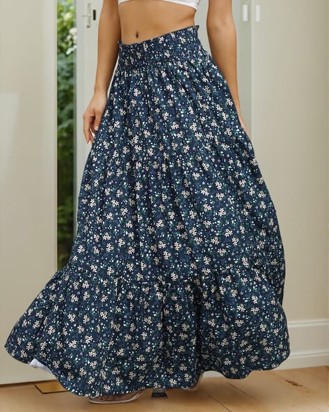 Buy Navy Skirts for Women by Shein Online