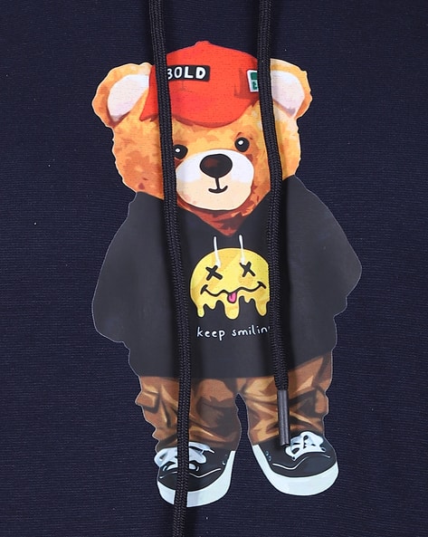 Buy Navy Blue Sweatshirt Hoodies for Men by Shein Online